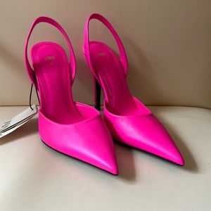 Zara Hot Pink Heels
